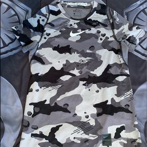 Boys Pro DriFit Camo SS Tee